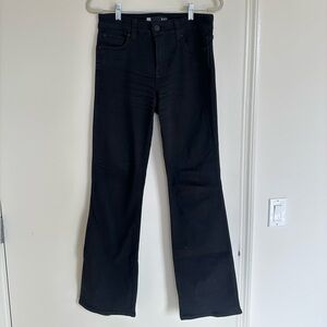 KUT Black Flare Stretch Jeans